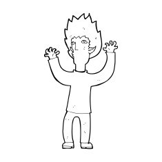 Cartoon Vampire N219