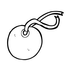 cartoon luggage tag N53