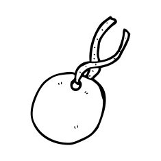 cartoon gift tag N26
