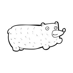 funny cartoon bear N90