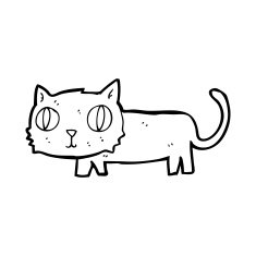 Cartoon Cat N355