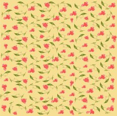 vintage vector floral background