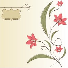 romantic flowers background N24