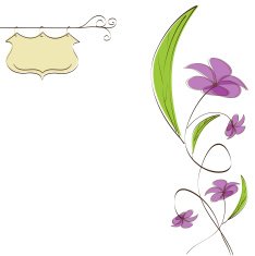 romantic flowers background N26