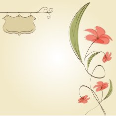romantic flowers background N27