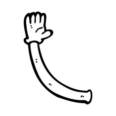 cartoon arm N214