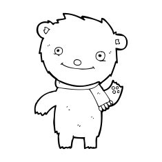 cartoon cute teddy bear N71