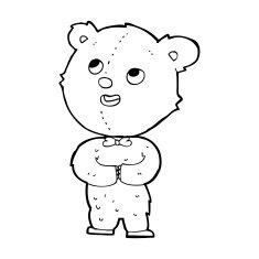 cartoon cute teddy bear N73