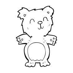 cartoon cute teddy bear N75