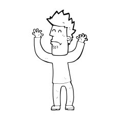 cartoon stresssed man N5