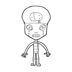 cartoonw weird robot N5
