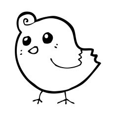 Cartoon Bird N522