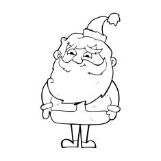 Cartoon Santa Claus N443