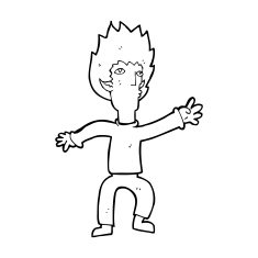 Cartoon Vampire N222