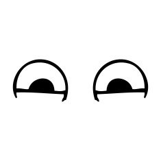 Cartoon Eyes N165