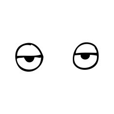 Cartoon Eyes N168