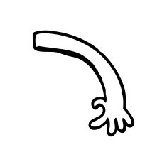 cartoon arm N219