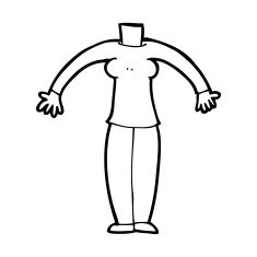cartoon body (mix and match cartoons or add own photos) N115