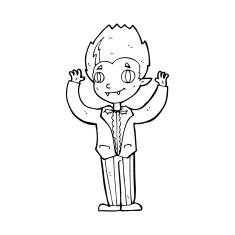 cartoon vampire boy N15