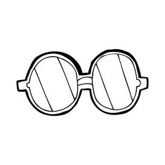 Cartoon Glasses N64