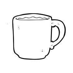 Cartoon Coffee Mug N70