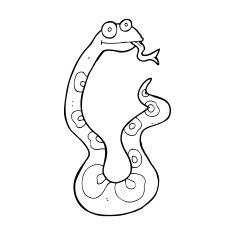 Cartoon Snake N273
