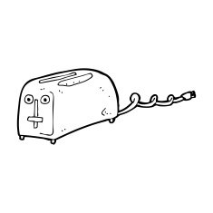 Cartoon Toaster N30