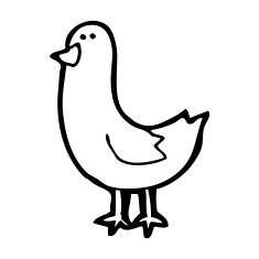 Cartoon Bird N526