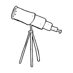 cartoon telescope N26