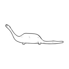 cartoon dinosaur N214