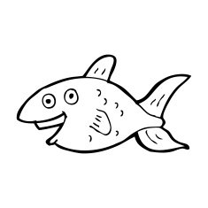 Cartoon Fish N243