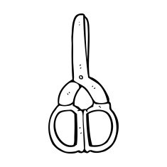 Cartoon Scissors N65