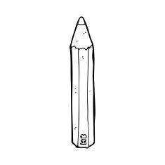Cartoon Pencil N112