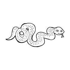 Cartoon Snake N274