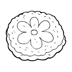 cartoon baked biscuit N16
