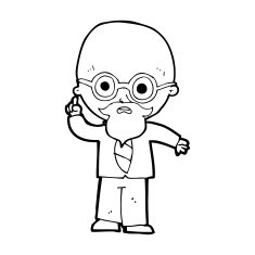 Cartoon Professor N14