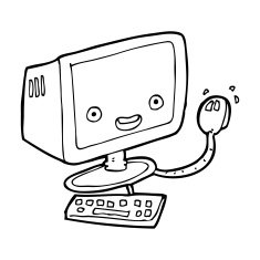 Cartoon Computer N44