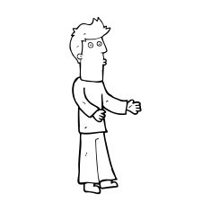 cartoon man explaining N42