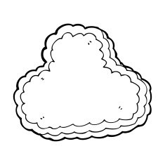 cartoon decorative cloud N53
