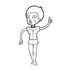 cartoon halloween girl N29