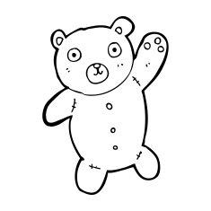 cartoon cute teddy bear N78