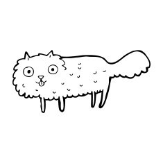 cartoon furry cat N11