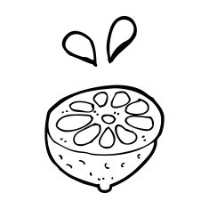 cartoon fresh lemon N2