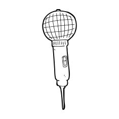 Cartoon Microphone N32