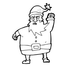 Cartoon Santa Claus N453