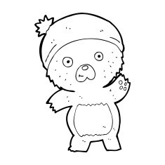 Cute Cartoon Teddy Bear N42