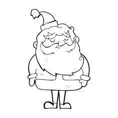 Cartoon Santa Claus N455