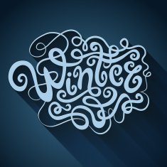 Winter hand lettering N6