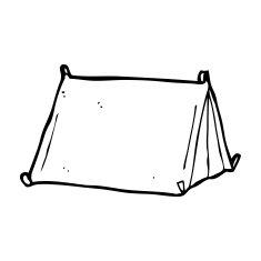 cartoon traditional tent N28