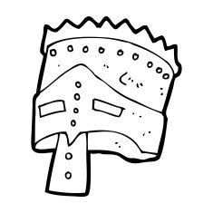 cartoon king's armor N14